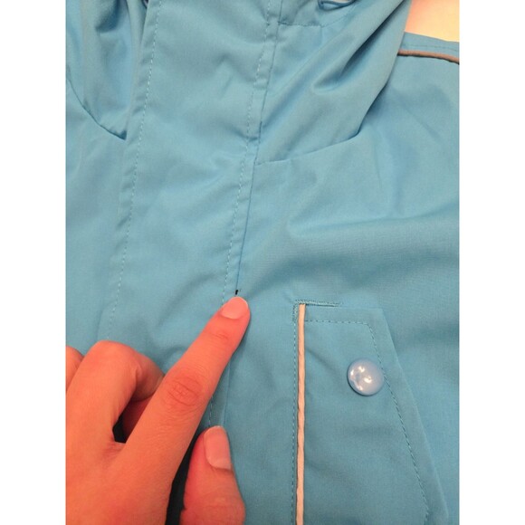 NFL Super Bowl LII Media Parka Blue Minnesota Vikings Football Coat Size Small L - Picture 5 of 15